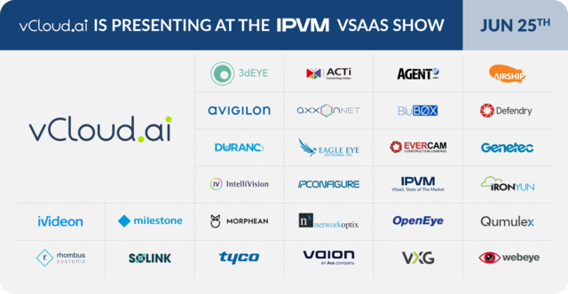 vCloud.ai at IPVM VSaaS Online Show on 25th June 2020